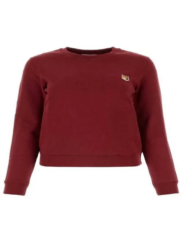 Fox Head Patch Regular Sweatshirt Red - MAISON KITSUNE - BALAAN 2