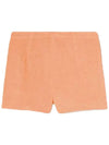 Women's Panarea Cotton Linen Shorts Orange - LORO PIANA - BALAAN 1