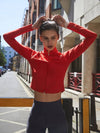 Point Fix Women's Diet Training Sweat Suit Warmer Flora Crop Jacket Red - HOTSUIT - BALAAN 2