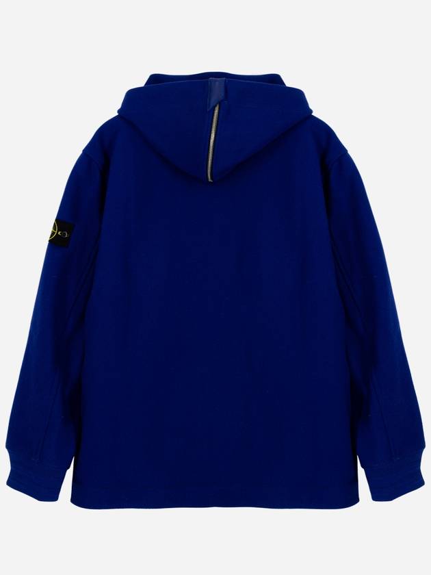 Panno Speciale Hooded Jacket Periwinkle - STONE ISLAND - BALAAN 6