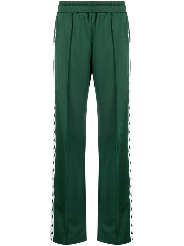 Side Star Logo Track Pants Green - GOLDEN GOOSE - BALAAN 2