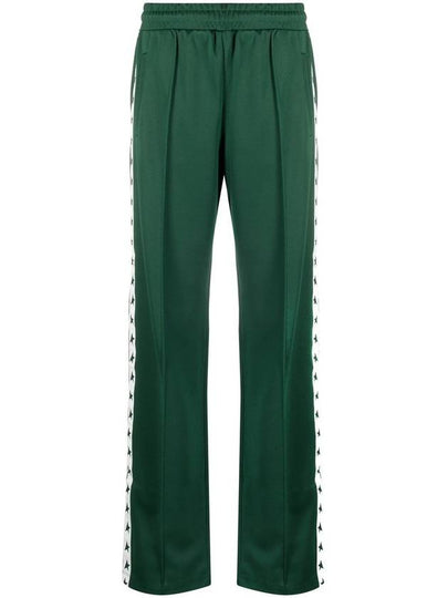 Side Star Logo Track Pants Green - GOLDEN GOOSE - BALAAN 2