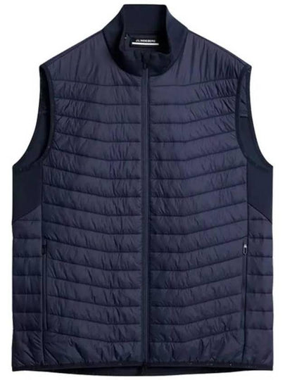 Men's Holden Quilt Hybrid Vest Navy - J.LINDEBERG - BALAAN 2