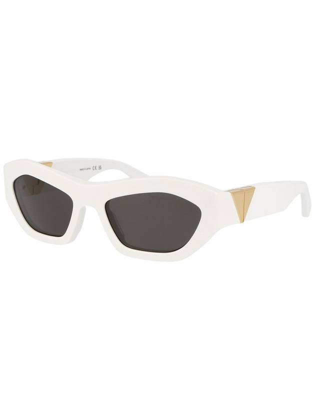 Sunglasses BV1221S 004 004 WHITE WHITE GRAY - BOTTEGA VENETA - BALAAN 3