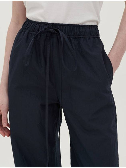 crease cotton string pants_navy - JUN BY JUN K - BALAAN 2