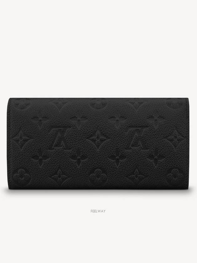 Emilie Wallet Monogram Empreinte Black - LOUIS VUITTON - BALAAN 5