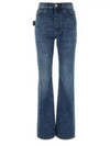 Original medium washed denim straight jeans - BOTTEGA VENETA - BALAAN.