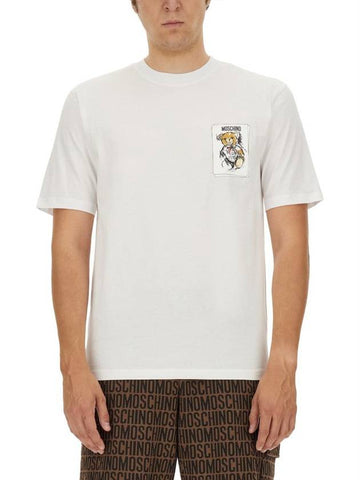 Moschino T-Shirt With Logo - MOSCHINO - BALAAN 1