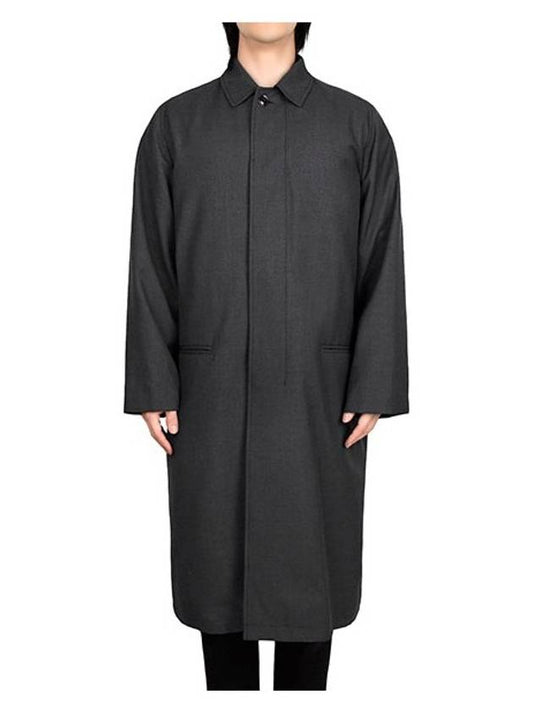 Dark Gray Raglan Suit Coat CO1005 LF1048 968 - LEMAIRE - BALAAN 1