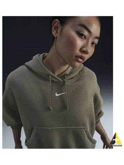 Sportswear Phoenix Fleece Oversized Pullover Hoodie W Light AMI Army DQ5859 320 - NIKE - BALAAN 2