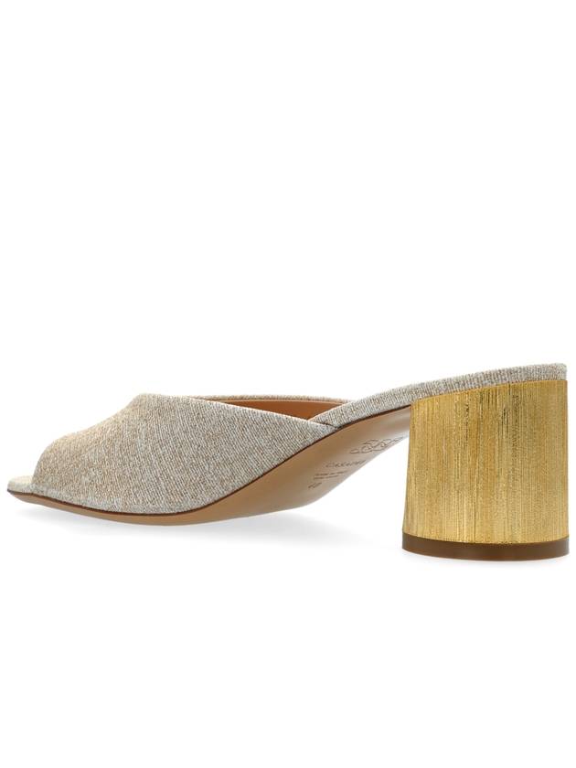 Casadei Heeled Mules Cleo Opera Bellagio, Women's, Beige - CASADEI - BALAAN 5