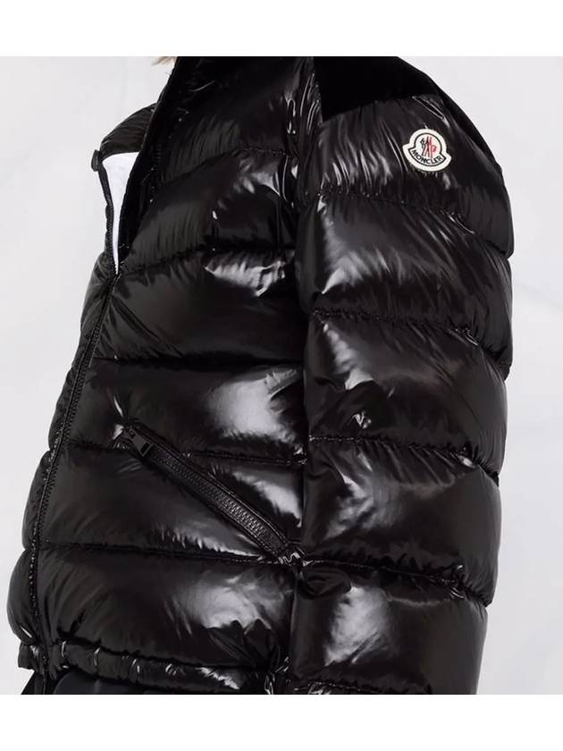 Celepine Logo Short Padding Black - MONCLER - BALAAN 4