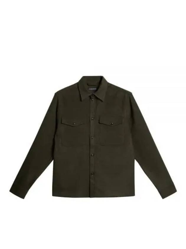 FLAT WOOL OVERSHIRT FMOS11454 M354 Men s - J.LINDEBERG - BALAAN 1