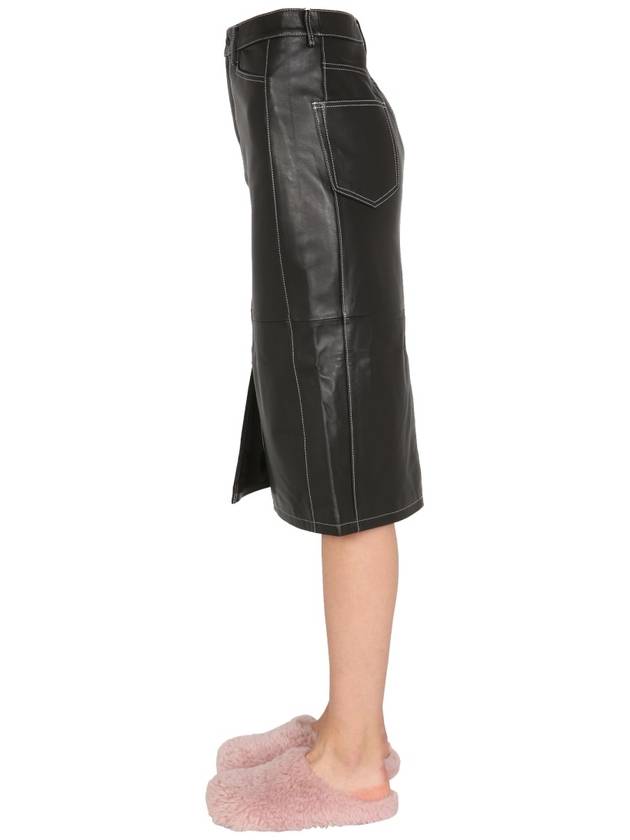 NAPPA LEATHER SKIRT - PROENZA SCHOULER - BALAAN 3