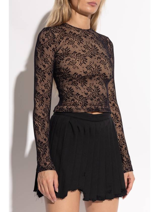 Balenciaga Lace Top, Women's, Black - BALENCIAGA - BALAAN 3