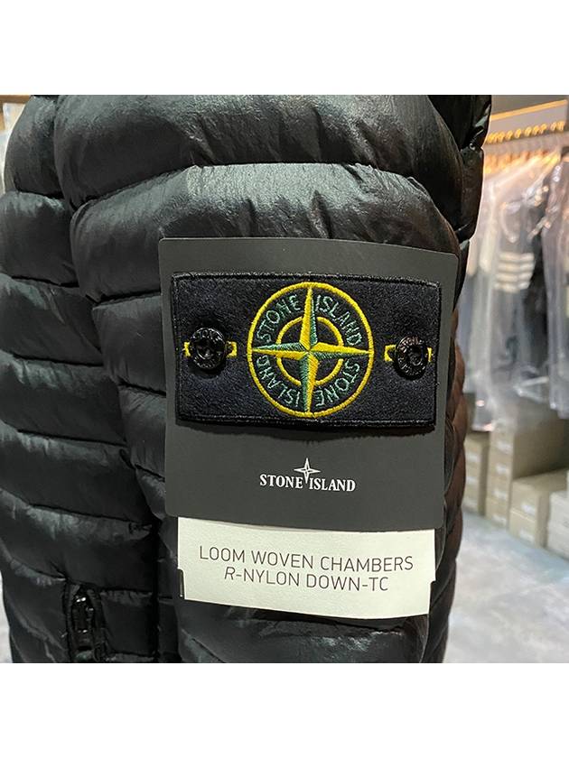 Loom Woven Chambers Down Padding Black - STONE ISLAND - BALAAN 7