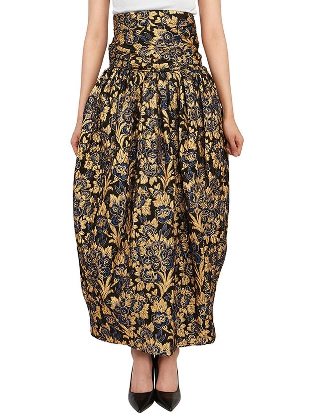 ROPX35122A RX198 001 Women s Wool Long Skirt - ROCHAS - BALAAN 3