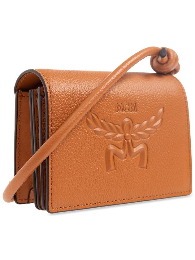 MCM Strapped Wallet, Women's, Brown - MCM - BALAAN 4