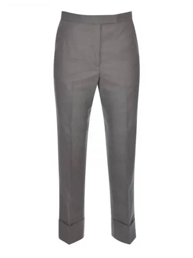 Classic Back Strap Straight Pants Grey - THOM BROWNE - BALAAN 2