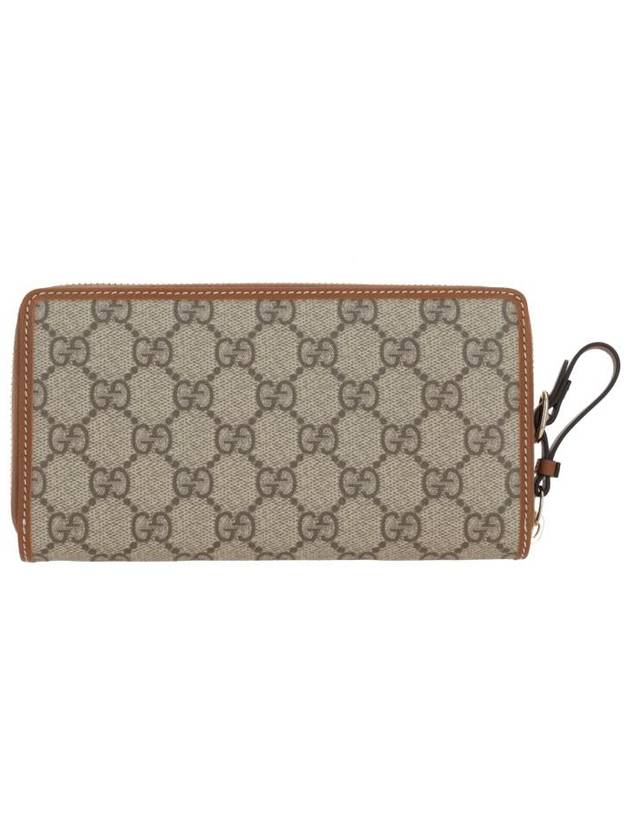 GG Supreme Canvas Long Wallet Beige - GUCCI - BALAAN 4