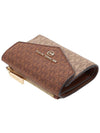 Jet Set Two-Tone Signature Logo Tri-Fold Half Wallet Camel - MICHAEL KORS - BALAAN 5