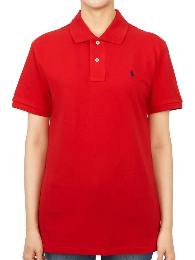 Kids collar short sleeve t shirt 323547926007 RED Adult wearable - POLO RALPH LAUREN - BALAAN 1