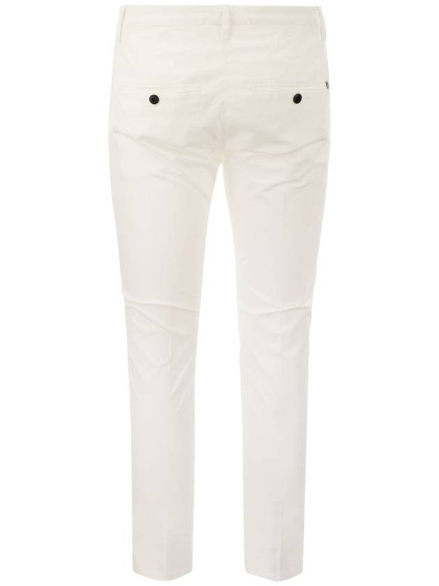 Straight Pants UP518 PSE025U PTD DU 000 WHITE - DONDUP - BALAAN 3