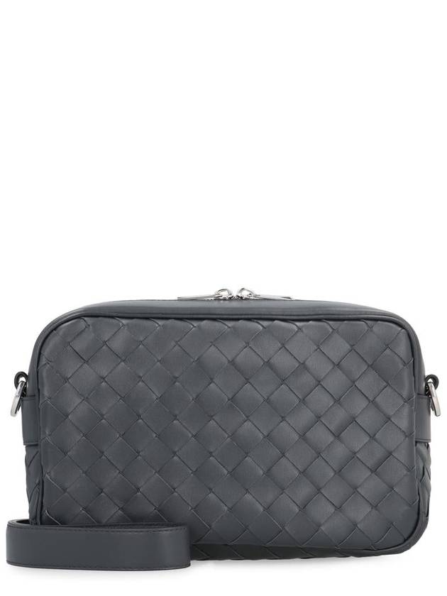 Intrecciato Camera Small Cross Bag Grey - BOTTEGA VENETA - BALAAN 2