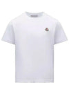 Kids Short Sleeve T Shirt White 8C00033 83907 001 8Y 10Y - MONCLER - BALAAN 1