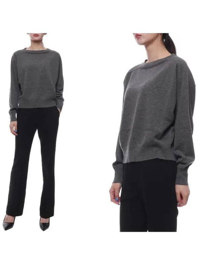 Monilli Cashmere Knit Top Dark Grey - BRUNELLO CUCINELLI - BALAAN 2