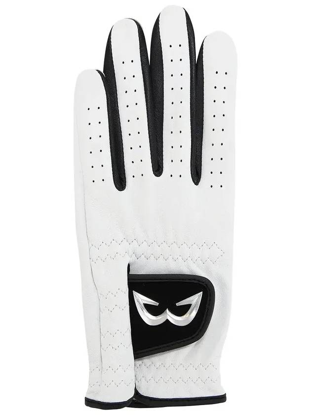 Golf Wear Premium Sheepskin Golf Gloves WB21SUMG01WH White - WHITEBALL - BALAAN 3