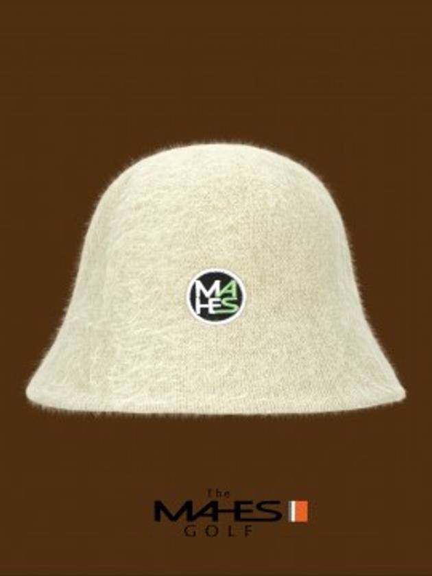 Logo Bucket Hat Beige Orange Label Angora Bucket Hat EC00730 - MAHES - BALAAN 1