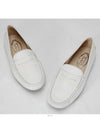 Women's Gommino Leather Driving Shoes White - TOD'S - BALAAN 4