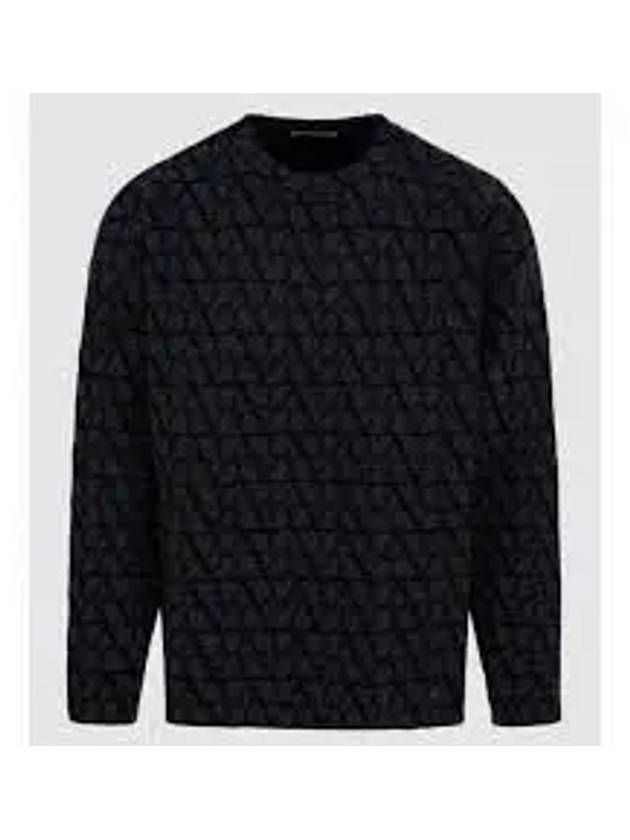 Toile Iconographe Wool Crew Neck Knit Top Brown - VALENTINO - BALAAN 2