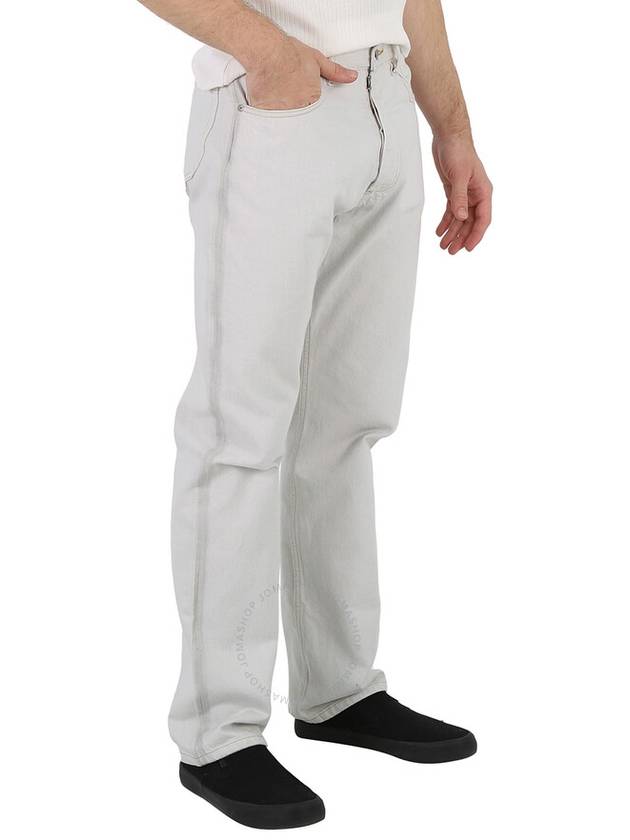 Denim Straight Pants S50LA0216 S30857961 WHITE - MAISON MARGIELA - BALAAN 3