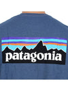 P 6 Logo Responsibili Short Sleeve T-Shirt Utility Blue - PATAGONIA - BALAAN 9