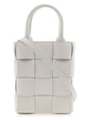 Cassette Mini Tote Bag White - BOTTEGA VENETA - BALAAN 4