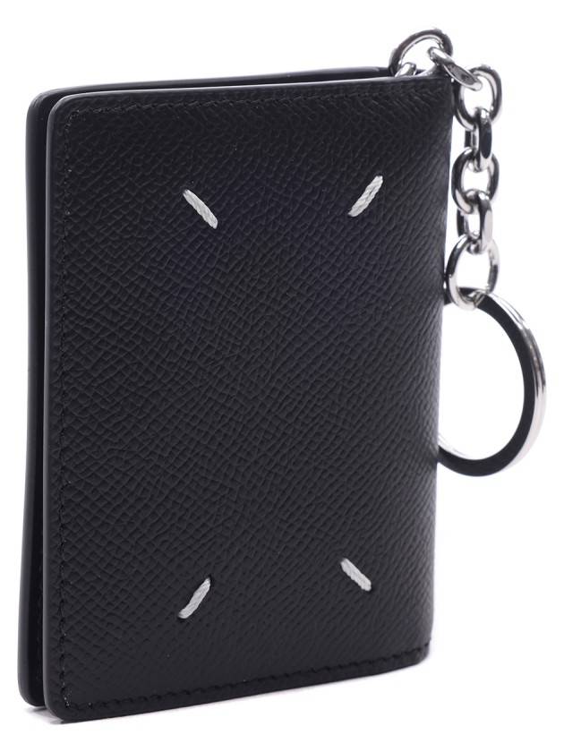 Stitch Keyring Card Wallet Black - MAISON MARGIELA - BALAAN 4