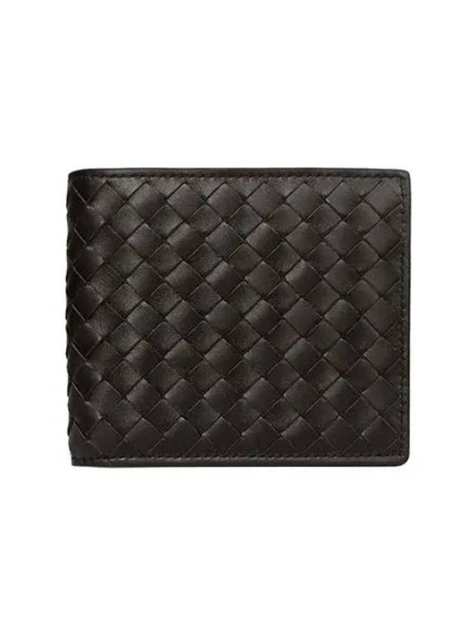 Intrecciato Weaving Half Wallet Espresso - BOTTEGA VENETA - BALAAN 2