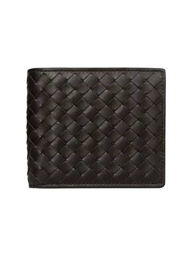 Intrecciato Weaving Half Wallet Espresso - BOTTEGA VENETA - BALAAN 3