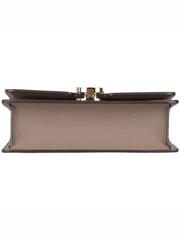 TB Grainy Leather Mini Shoulder Bag Brown - BURBERRY - BALAAN 7