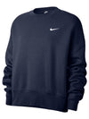 Trend Fleece Crewneck Sweatshirt Anthracite - NIKE - BALAAN 3