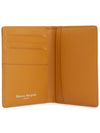 Stitched Bi-Fold Leather Card Wallet Mustard - MAISON MARGIELA - BALAAN 5