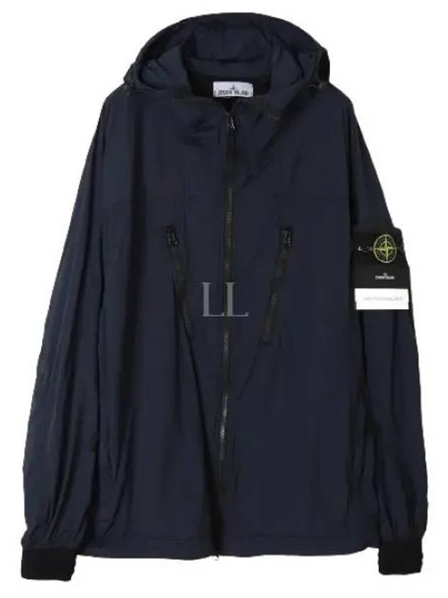 Skin Touch Nylon TC Hooded Jacket Navy - STONE ISLAND - BALAAN 2