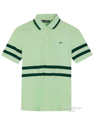 Moira Golf Polo Short Sleeve T-Shirt Green GWJT07578 - J.LINDEBERG - BALAAN 1