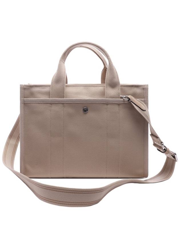 Logo Cargo Canvas Tote Bag Ivory - COACH - BALAAN 5