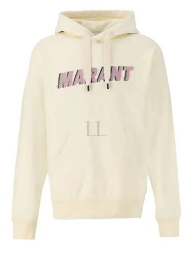 Miley Logo Cotton Hoodie Ivory - ISABEL MARANT - BALAAN 2