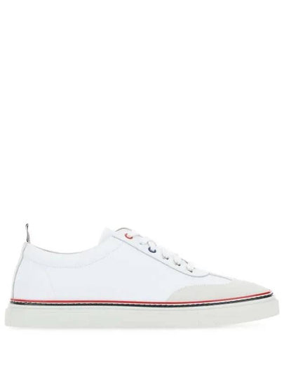 RWB Cupsole Rubber Calfskin Trainer Sneakers White - THOM BROWNE - BALAAN 2