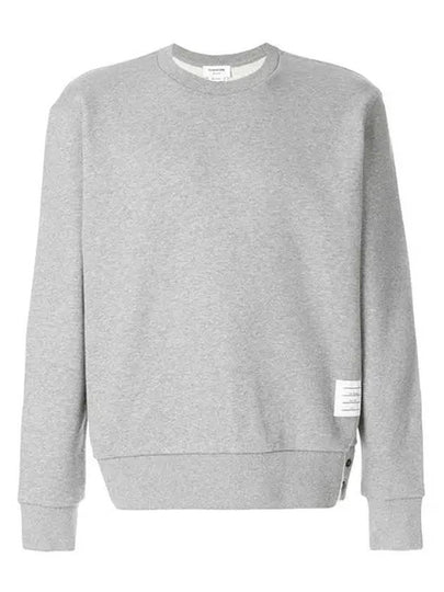 Center Back Stripe Crewneck Sweatshirt Light Grey - THOM BROWNE - BALAAN 2