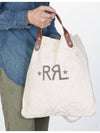 Double RL Logo Cross Bag Tote Bag Canvas Bag - POLO RALPH LAUREN - BALAAN 6